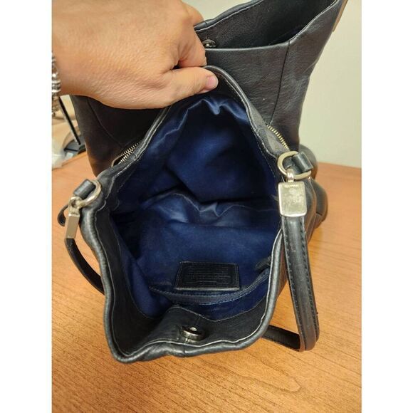 Coach 26224 Madison Phoebe Black leather Shoulder bag silvertone Hardware (PF) - Picture 13 of 14